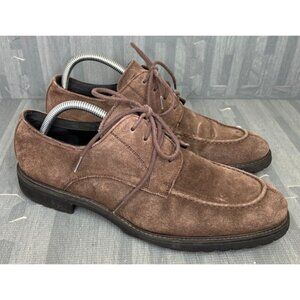 Blue Saks Fifth Avenue Oxford Dress Shoes Men's Size 9M Brown